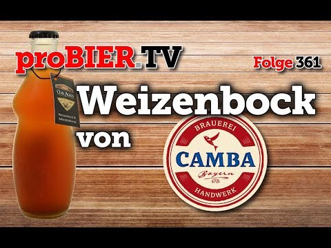 Weizenbock Oak Aged von Camba Bavaria | proBIER.TV - Craft Beer Review #361 [4K]