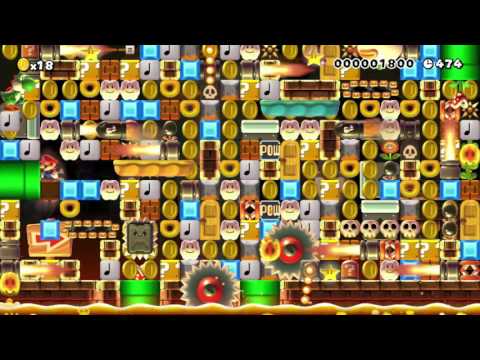 迷迷路  Short maze by じゆんいち - Super Mario Maker - No Commentary 1AC