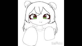 イラストメイキング(2026,3,2)ホロライブ所属桃鈴寧々様　#いらすと  #ホロライブ　#桃鈴寧々　#ねるののすい民