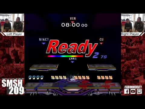 SMSH 209 - Duckrobin + Venison vs. Qwuv + Swan - Melee Doubles WQ