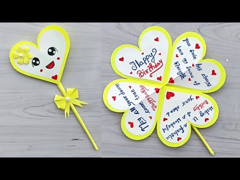 DIY - Happy Birthday Card | Anniversary Card | Handmade Greetings Card | Birthday Card