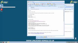 Demonstration on how to unlock a mobile broadband modem