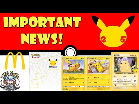 Important Pikachu Promo News! Cereal Promo in Every Pack, McDonalds Promo = Rare! (Pokémon TCG News)