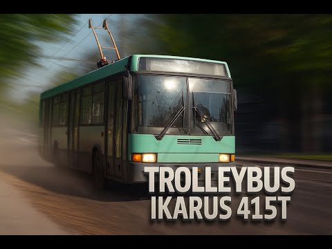 The Last Survivors Ikarus 415T Trolleybus in Bucharest – A Moving Piece of History
