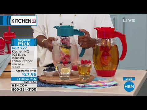Kitchen HQ 102 fl. oz. Infusing Tritan Pitcher