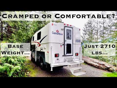 Northern Lite 8-11 Sportsman Plus: 7 Night Walkthrough of Canadream Truck Camper With Wet Bath