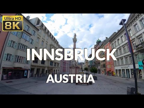 Innsbruck - capital of Tyrol - 8K video