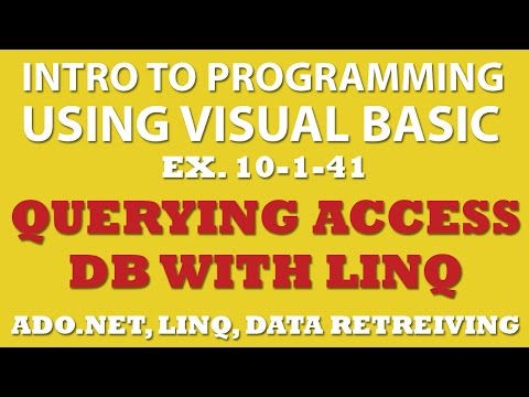 10-1-41 Visual Basic: Querying Movies Database with MS Access and Linq