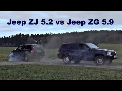 Tug of War Jeep ZJ 5.2 vs. Jeep ZG 5.9 V8 | 4K Ultra HD