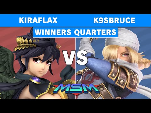 MSM 222 - Kiraflax (Dark Pit) Vs TG | K9sbruce (Sheik, Wolf) Winners Quarters - Smash Ultimate
