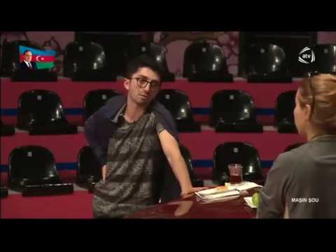 Maşın şou   14 06 2018   Hüseyn Əzizoğlu və Roza Zərgərli arasinda qirğin.