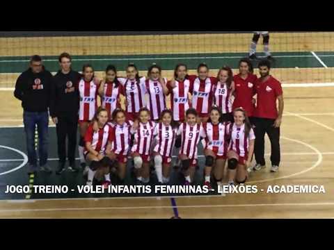 JOGO TREINO - VOLEI INFANTIS FEMININAS - LEIXÕES - ACADEMICA