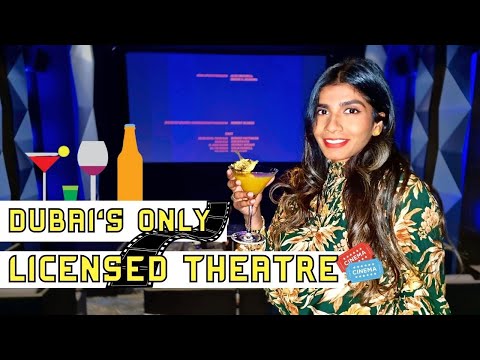 🍻Dubai's ONLY licensed dine-in cinema 🎬 | Azul Lounge | CinemaCity Address Fountain Views Downtown