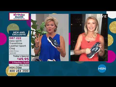 easy spirit Traveltime Prints Leather Sport Clog