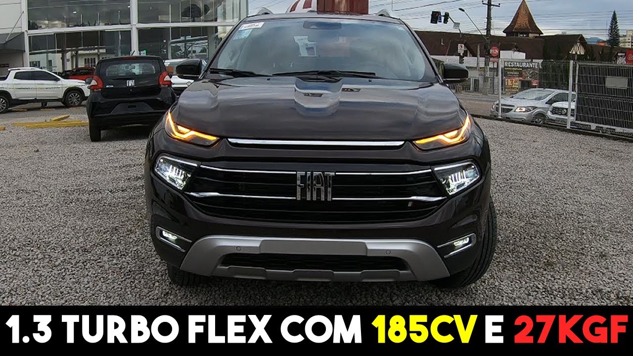 FIAT TORO VOLCANO 2022 1.3 TURBO FLEX anda mais que a DIESEL? Teste na estrada e consumo!