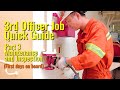 3RD OFFICER JOB QUICK GUIDE PART 3 MAINTENANCE AND INSPECTION OF SAFETY EQUIPMENT