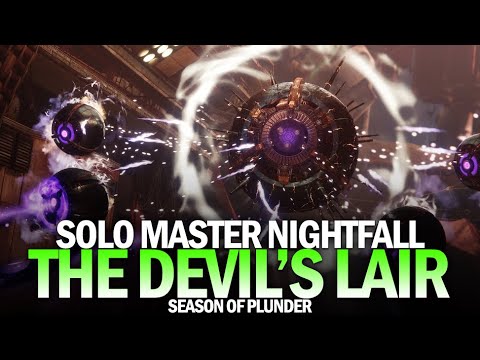 Solo 1600 Master Nightfall The Devil's Lair (Titan) [Destiny 2]