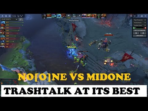 TRASHTALK AT ITS BEST VP.NO[O]NE RAZOR vs MIDONE DK DOTA 2 NEW META 7.07