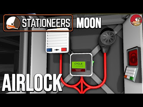Building an Airlock - Stationeers Moon 2023