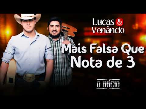 Mais Falsa Que Nota De 3 video