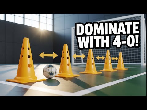 Futsal Tactics🔥ATTACK Like a PRO in Formation 4-0