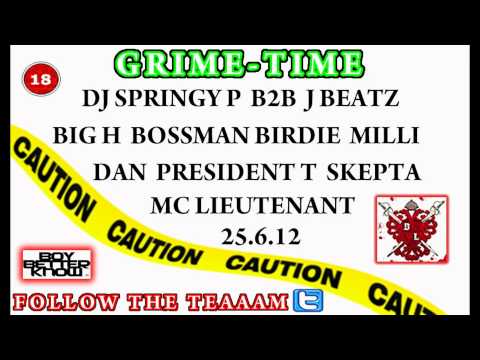 DJ SPRINGY P BIG H BOSSY DAN PREZ T MILLI SKEPTA LIEUTENANT JBEATZ 25.6.12 #FULLSET #GRIME