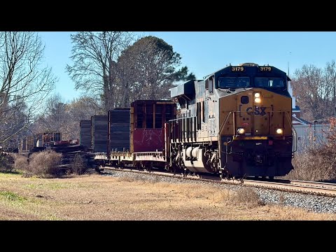 Chasing Empty Steel Train CSX L253 up the Portsmouth Sub