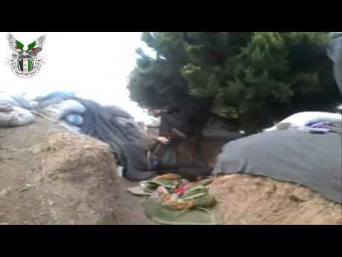 رباط مقاتلي تجمع ألوية قاسيون على جبهة قرية الطيبة في ريف دمشق