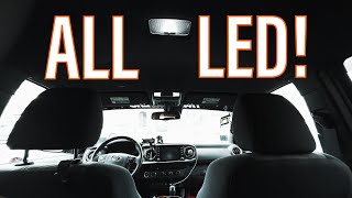Replacing ALL the OEM Lights w/ LED lights on my Toyota Tacoma (Bed, Interior, License Plate)