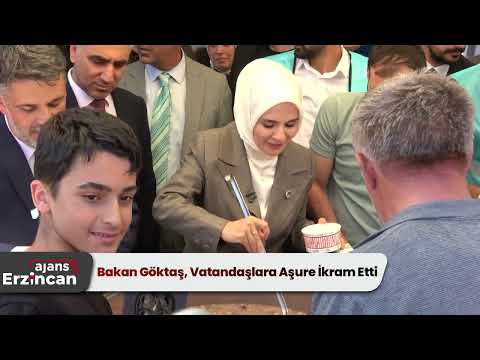 Bakan Göktaş, Vatandaşlara Aşure İkram Etti