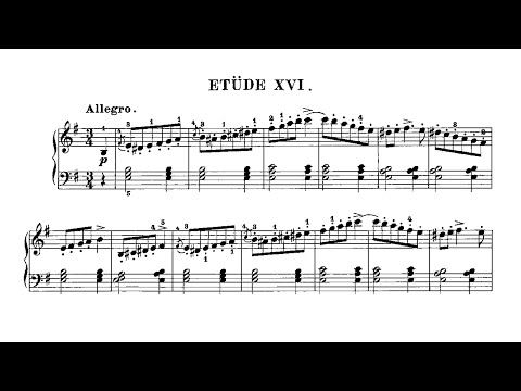 Henri Bertini - etude No. 16 | 24 Etudes, Op. 29