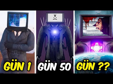 TITAN TV MAN 100 DAYS DEVELOPMENT - Skibidi Toilet