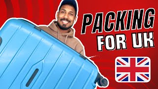 Packing list for UK 🇬🇧 | Don't bring Salt and Knife ❌| Packing List For UK International Students 🇬🇧
