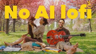 My husband plays lofi music for me, you and pups in a blooming sakura park 🌸