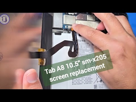 Samsung Tab A8 10.5" (sm-x205) screen replacement