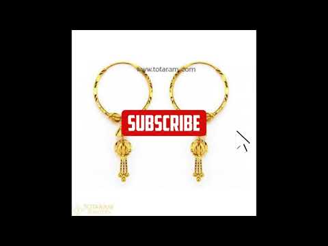 new gold Bali type earrings in light weight