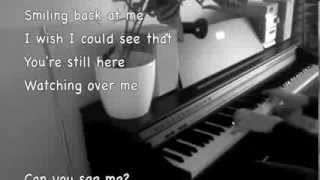 Krista Siegfrids - Can You See Me (Piano cover + lyrics)