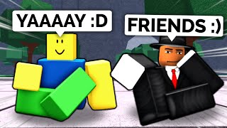 I Met The NICEST KID in The Strongest Battlegrounds..