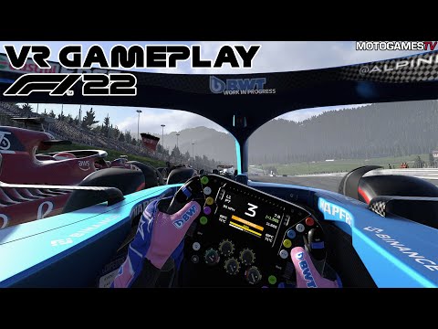 F1 22 VR - Red Bull Ring Sprint Race Gameplay | HTC Vive Cosmos