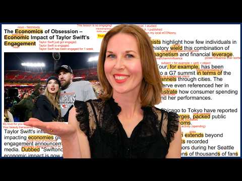 Improve Your English Fluency FAST with this Reading & Listening Method | Taylor Swift's Engagement)