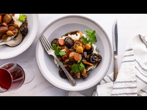 Vegetarian Mushroom Bourguignon