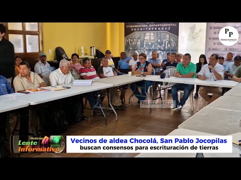 Conflicto por legalización de tierras en la aldea Chocolá