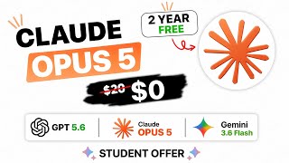Get Claude Ai FREE For 2 Years Working ( Legal Method 2026 ) Complete Guide | Claude Opus 5 Models