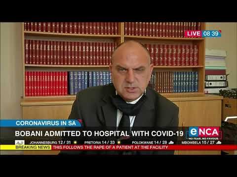 Bobani admitted to hospital with COVID 19
