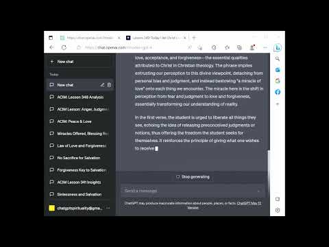 ChatGPT ACIM Lesson 349 - Today I let Christ’s vision look upon all things for me and judge them not
