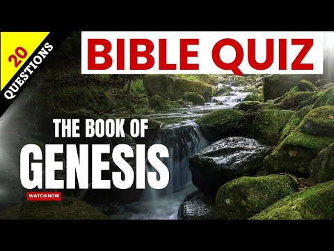 THE BOOK OF GENESIS | Bible Quiz #quiz #bible