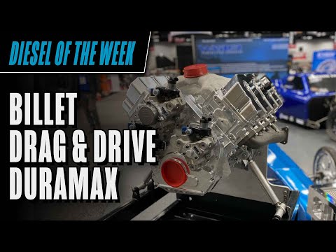 Wagler's New Billet Duramax Engine for Drag-and-Drive