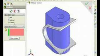 SolidWorks Tutorials by SolidProfessor Combine Bodies