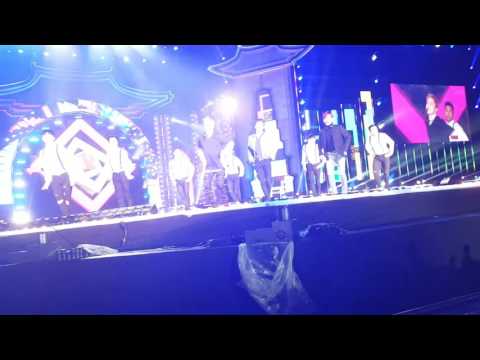 161118 Music Bank in Gyeongju - EXO-CBX Hey Mama! + BTS Blood, Sweat and Tears