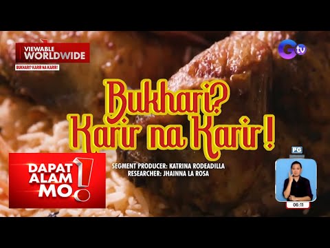 Pagluto ng bukhari rice, sinubukan ni Migs Almendras Dapat Alam Mo!